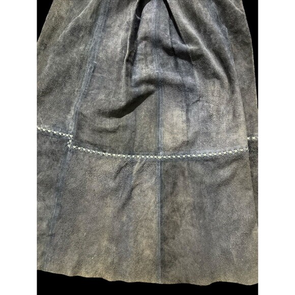 Vtg 70s Char Vest Duster Jacket Hand painted Floral Flower Boho Hippie Hippy - Picture 13 of 16